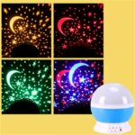 Projector Night Light Rotating Sky Moon Lamp Galaxy Lamps Home Bedroom